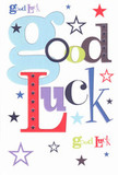 The essence of encouragement leaps from this vibrant good luck card, a visual celebration crafted for the people of Enfield Wash. The phrase 'Good Luck' arches across the centre, each oversized letter layered in soft blue, vivid red, deep violet, and mossy green, reminiscent of the neighbourhood's lively energy. Around the joyful typography, stars are scattered in shades of indigo, navy, and pale lilac, echoing the sense of possibilities stretching out over the New River after nightfall. The crisp white background and the tangibly smooth, high-quality card evoke the careful craftsmanship you'd expect from a seasoned Enfield Wash florist. Holding the card, you can almost sense the pride and optimism it's meant to carry-like offering a hand-picked bouquet to someone dear as they set out along the high street or begin anew at a nearby college. Perfect for those moments of transition-exams, a first job, or taking the leap into something brave-this card radiates the infectious belief that every dream is worth chasing, and that in Enfield Wash, every encouragement given carries a spark of genuine local heart.